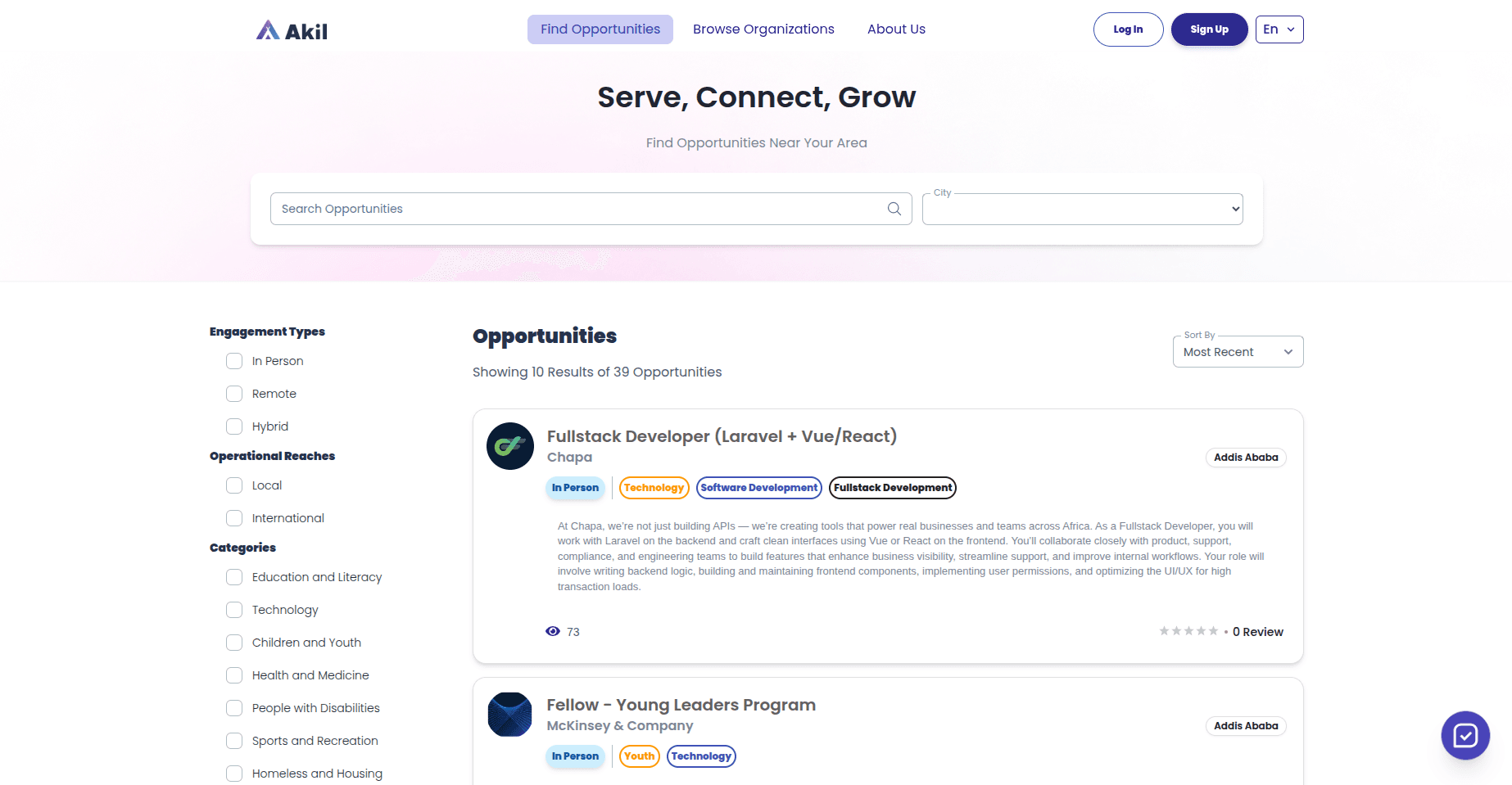 AkilConnect preview 2