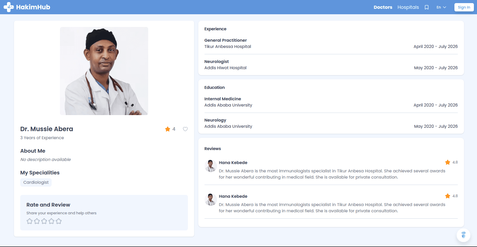 Hakim Hub: AI Health Assistant screenshot 5