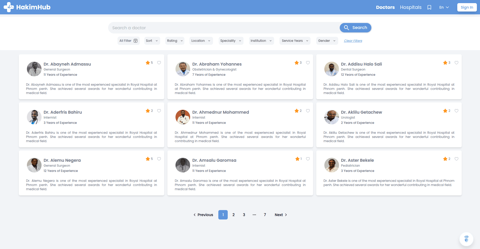 Hakim Hub: AI Health Assistant preview 3